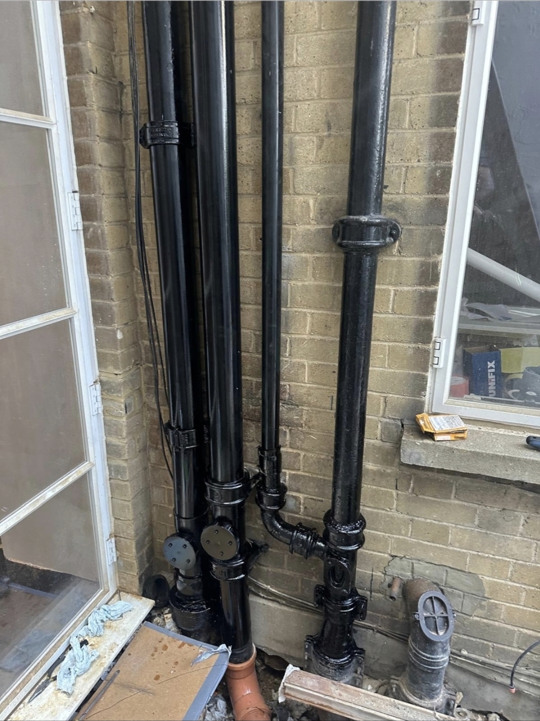 Soil and drainage pipework